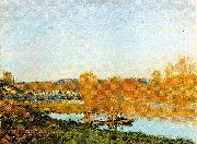Alfred Sisley Banks of the Seine near Bougival Germany oil painting artist